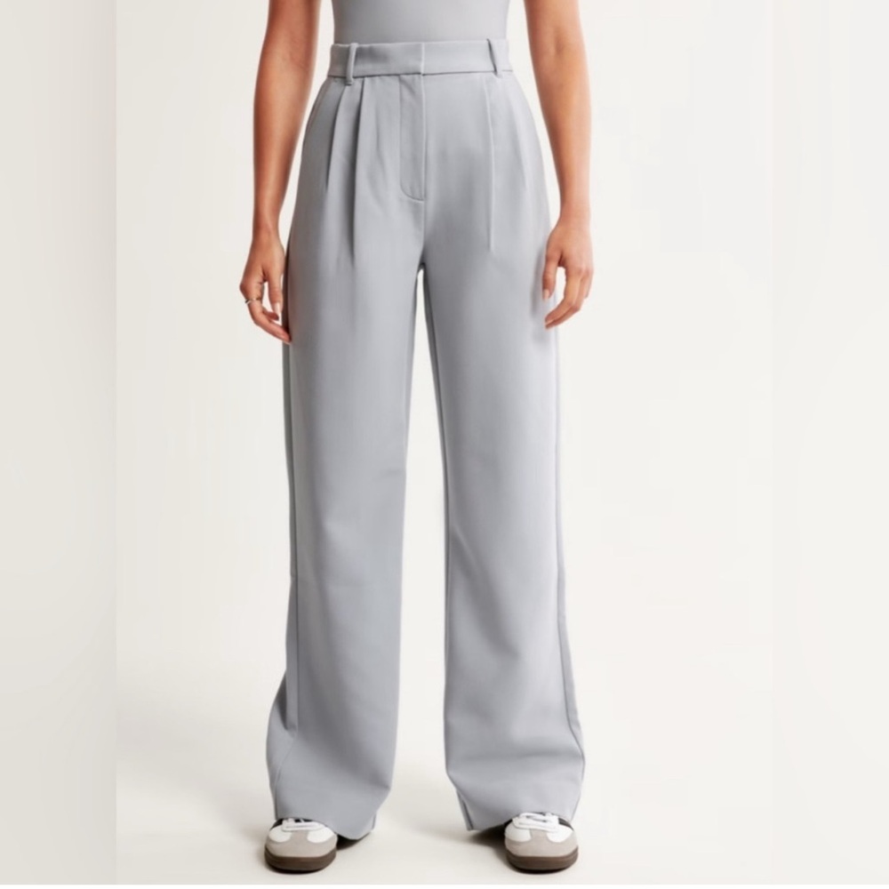 A&F Sloane Tailored Wide Leg Pant